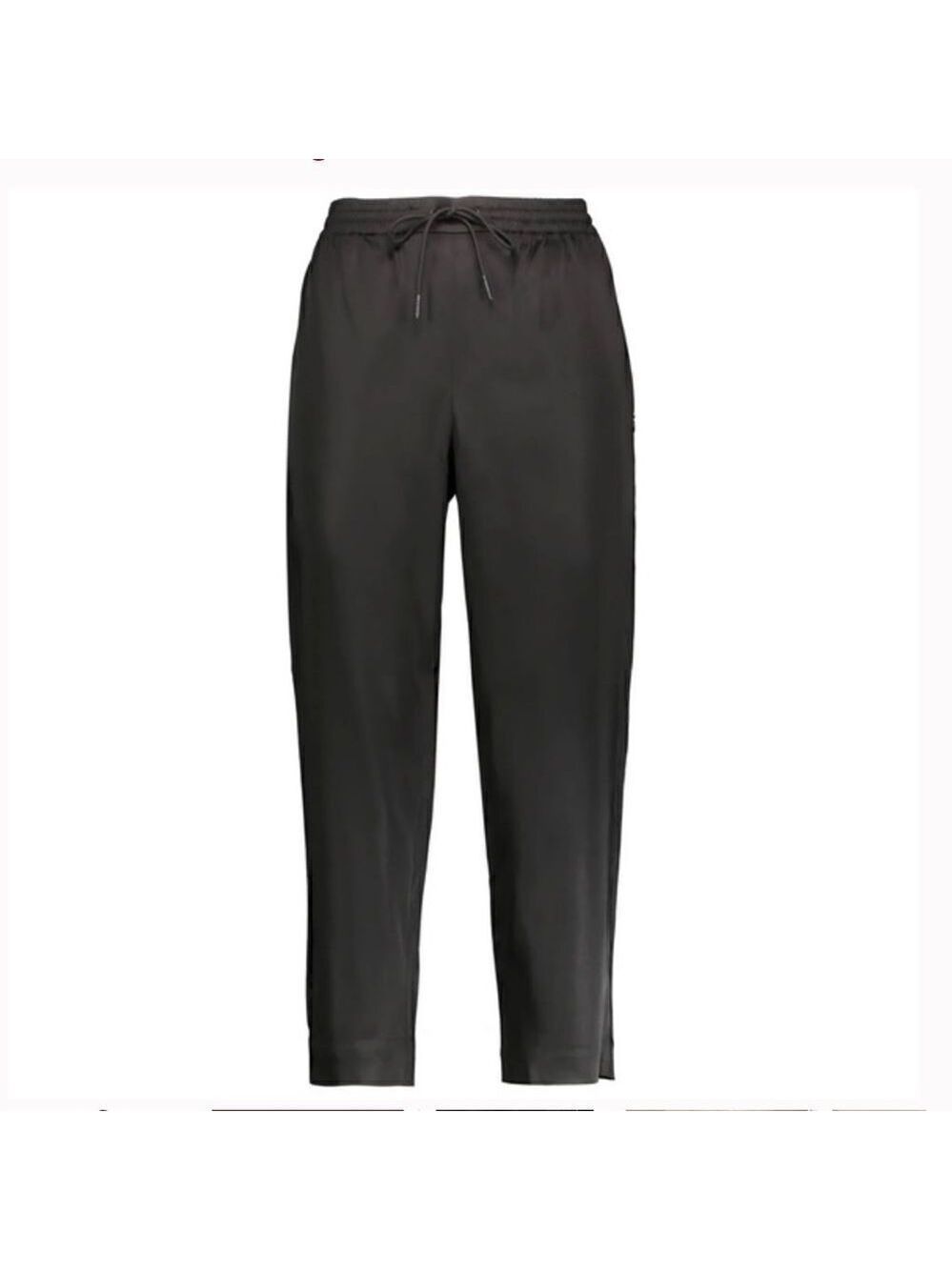 T Alexander Wang Black Satin Jogger Style Pant Sz Small